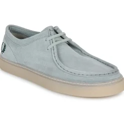 Mocassins & Chaussures Bateau^Fred Perry - DAWSON LOW SUEDE Gris