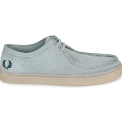 Mocassins & Chaussures Bateau^Fred Perry - DAWSON LOW SUEDE Gris