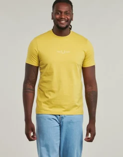T-shirts & Polos^Fred Perry - EMBROIDERED Jaune