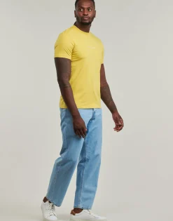 T-shirts & Polos^Fred Perry - EMBROIDERED Jaune