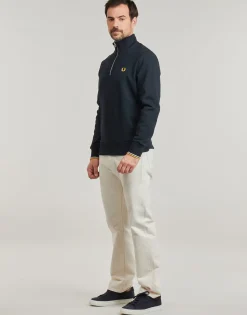Sweats & Polaires^Fred Perry - HALF ZIP SWEATSHIRT Marine