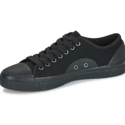 Baskets Mode^Fred Perry - HUGHES LOW CANVAS Noir