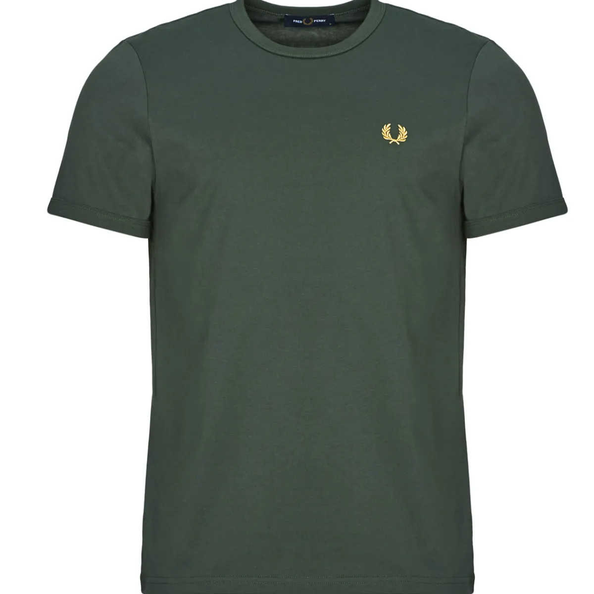 T-shirts & Polos^Fred Perry - RINGER T-SHIRT Vert
