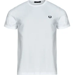 T-shirts & Polos^Fred Perry - RINGER T-SHIRT Blanc