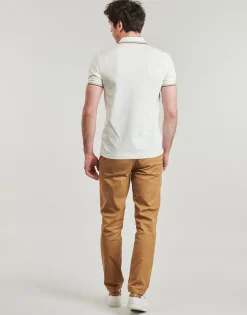 T-shirts & Polos^Fred Perry - TWIN TIPPED SHIRT Beige