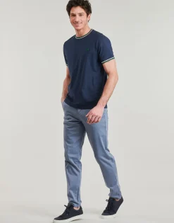 T-shirts & Polos^Fred Perry - TWIN TIPPED T-SHIRT Marine