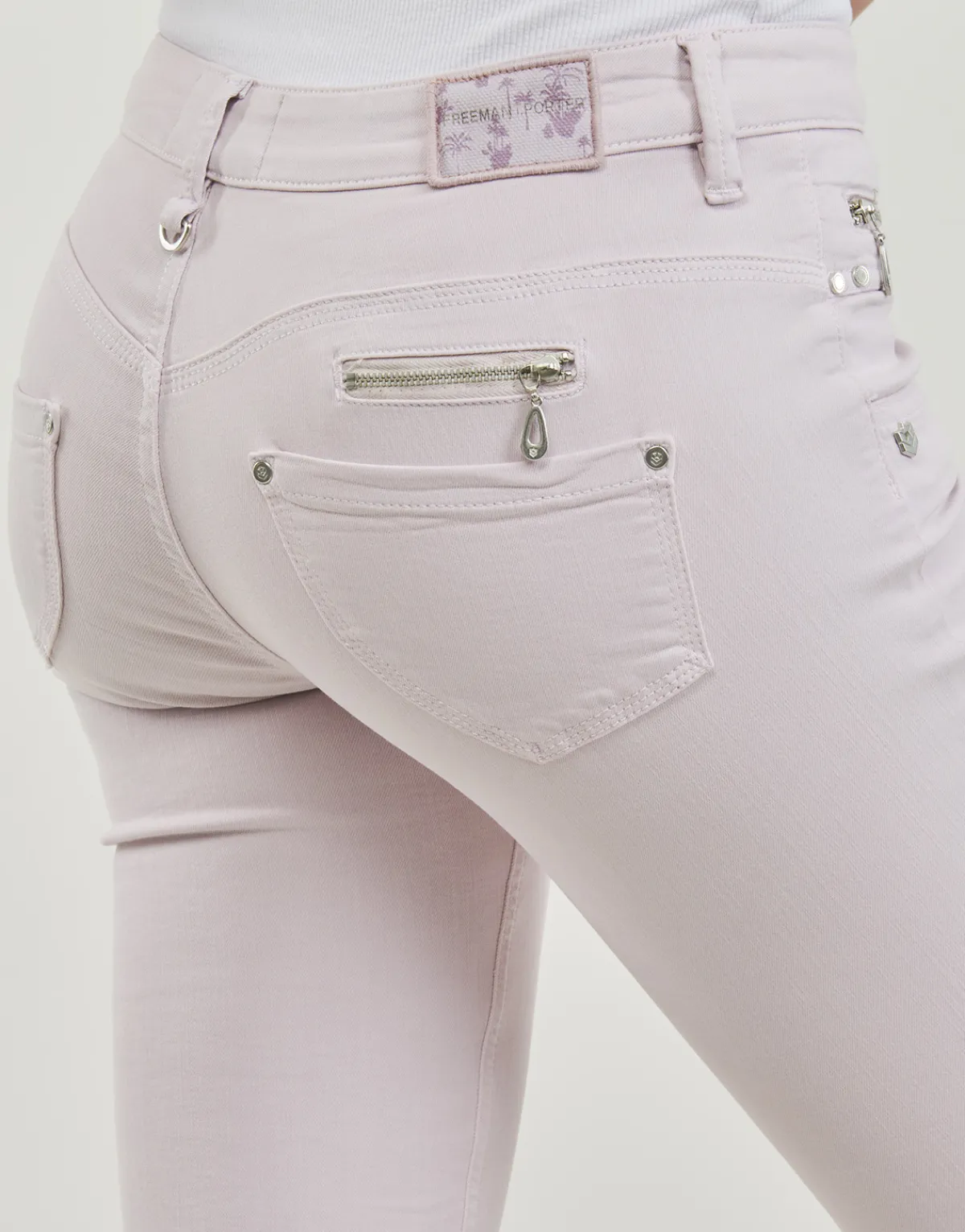 Jeans^Freeman T.Porter - ALEXA CROPPED MAGIC COLOR Lila