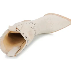 Bottines / Boots^Fru.it - 8570-944-CUOIO-GREZZO-VELOUR-AVORIO Beige