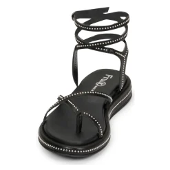 Sandales Et Nu-pieds^Fru.it - 7430-100-NERO-NIKEL Noir
