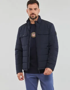 Vestes^Gant - CHANNEL QUILTED JACKET Marine