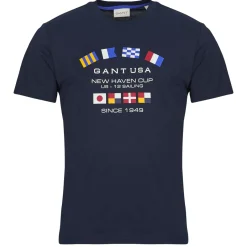 T-shirts & Polos^Gant - GRAPHIC SS T-SHIRT Marine