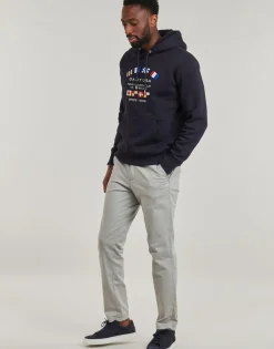 Sweats & Polaires^Gant - GRAPHIC SWEAT HOODIE Marine
