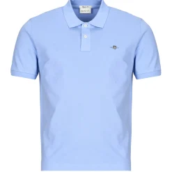 T-shirts & Polos^Gant - REG SHIELD SS PIQUE POLO Bleuciel
