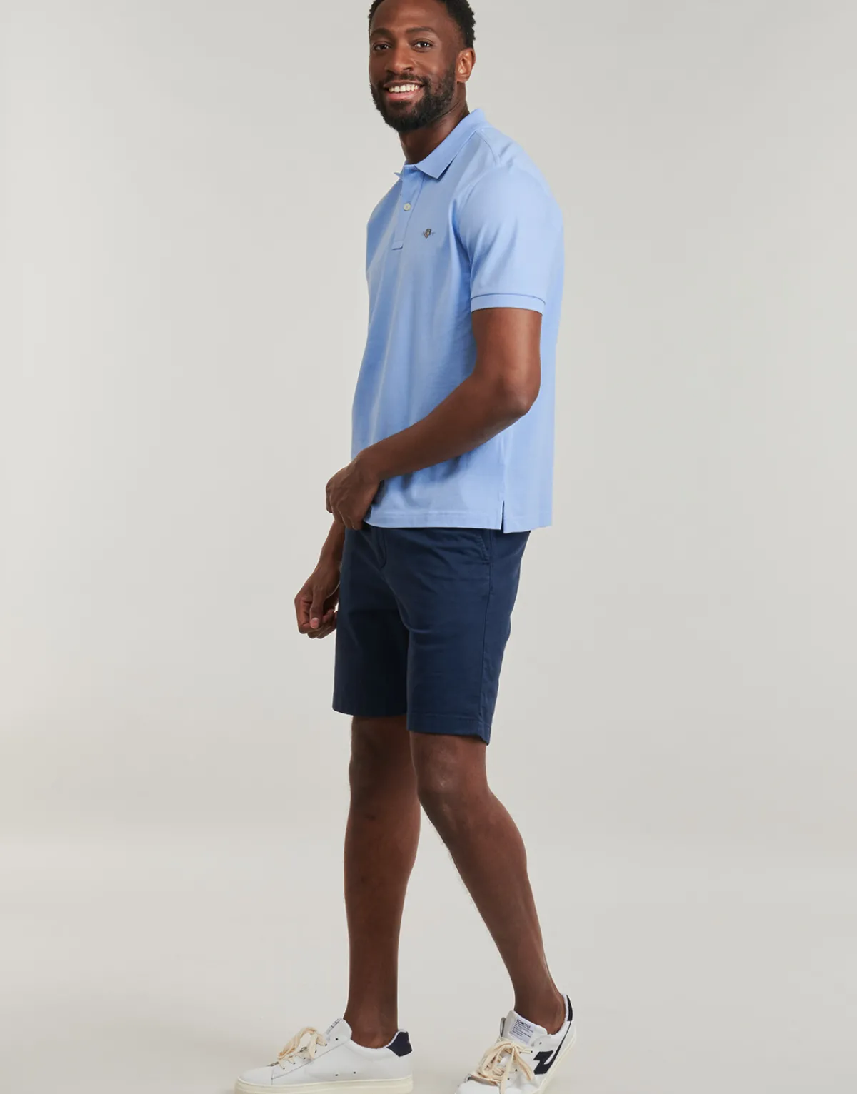 T-shirts & Polos^Gant - REG SHIELD SS PIQUE POLO Bleuciel