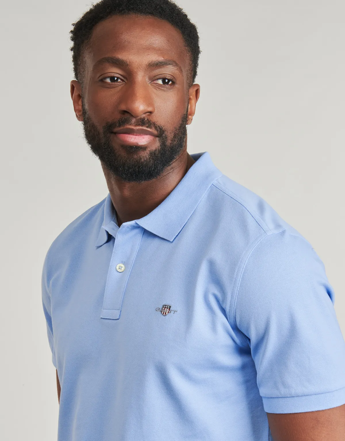 T-shirts & Polos^Gant - REG SHIELD SS PIQUE POLO Bleuciel