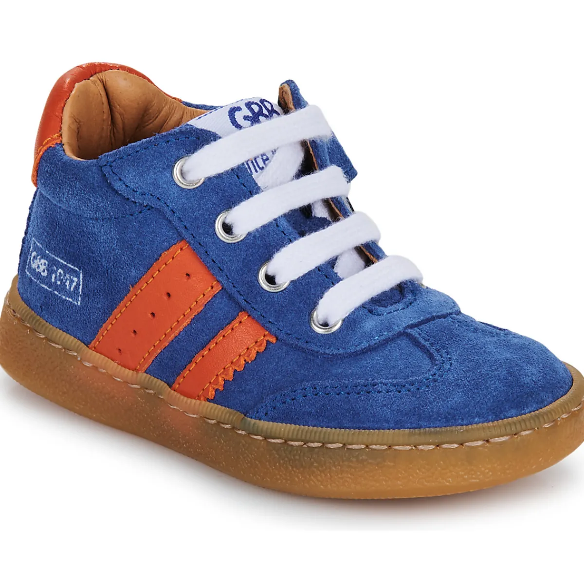 Baskets Mode^GBB - ANAIS TWIST Bleu
