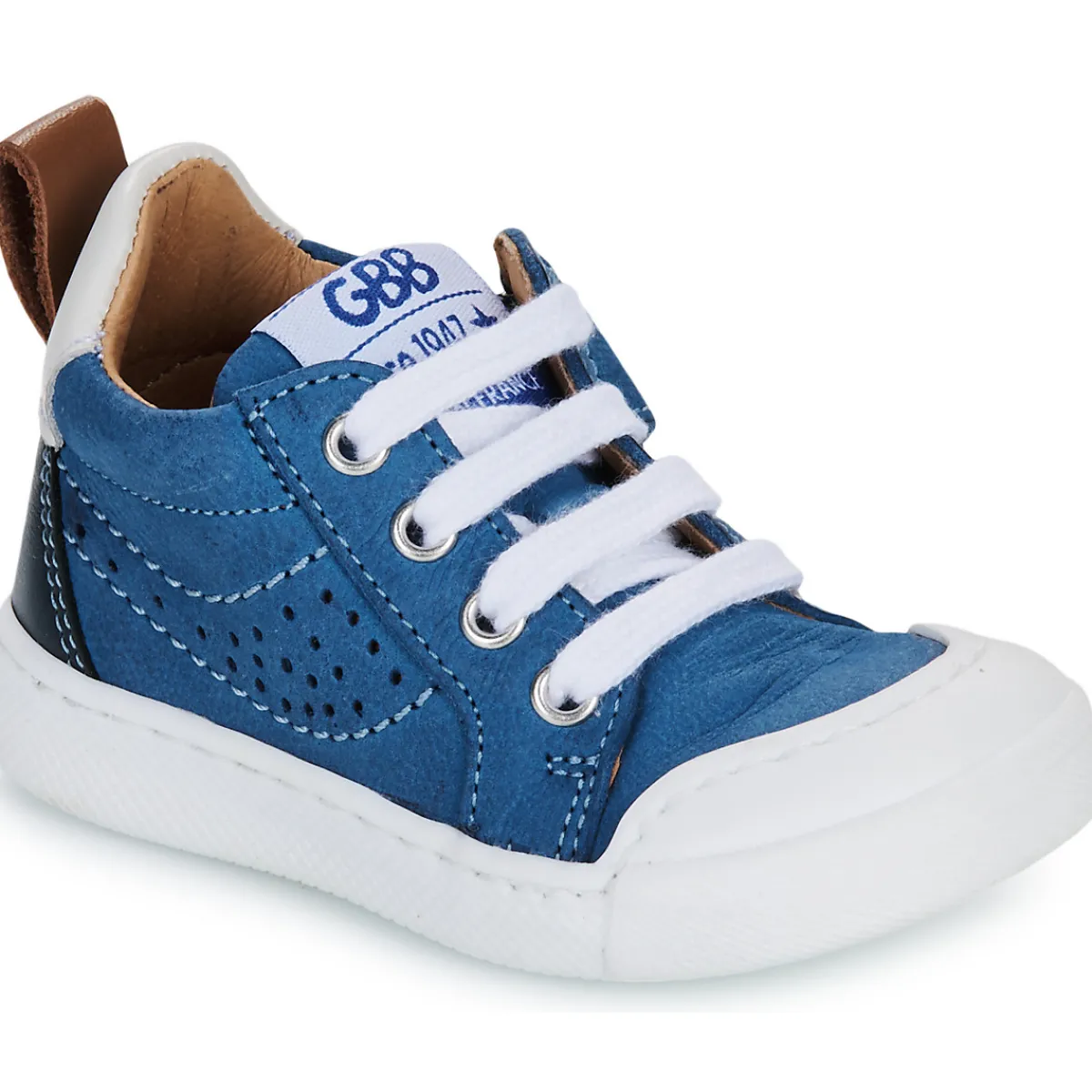 Baskets Mode^GBB - HENRIET TWIST Bleu