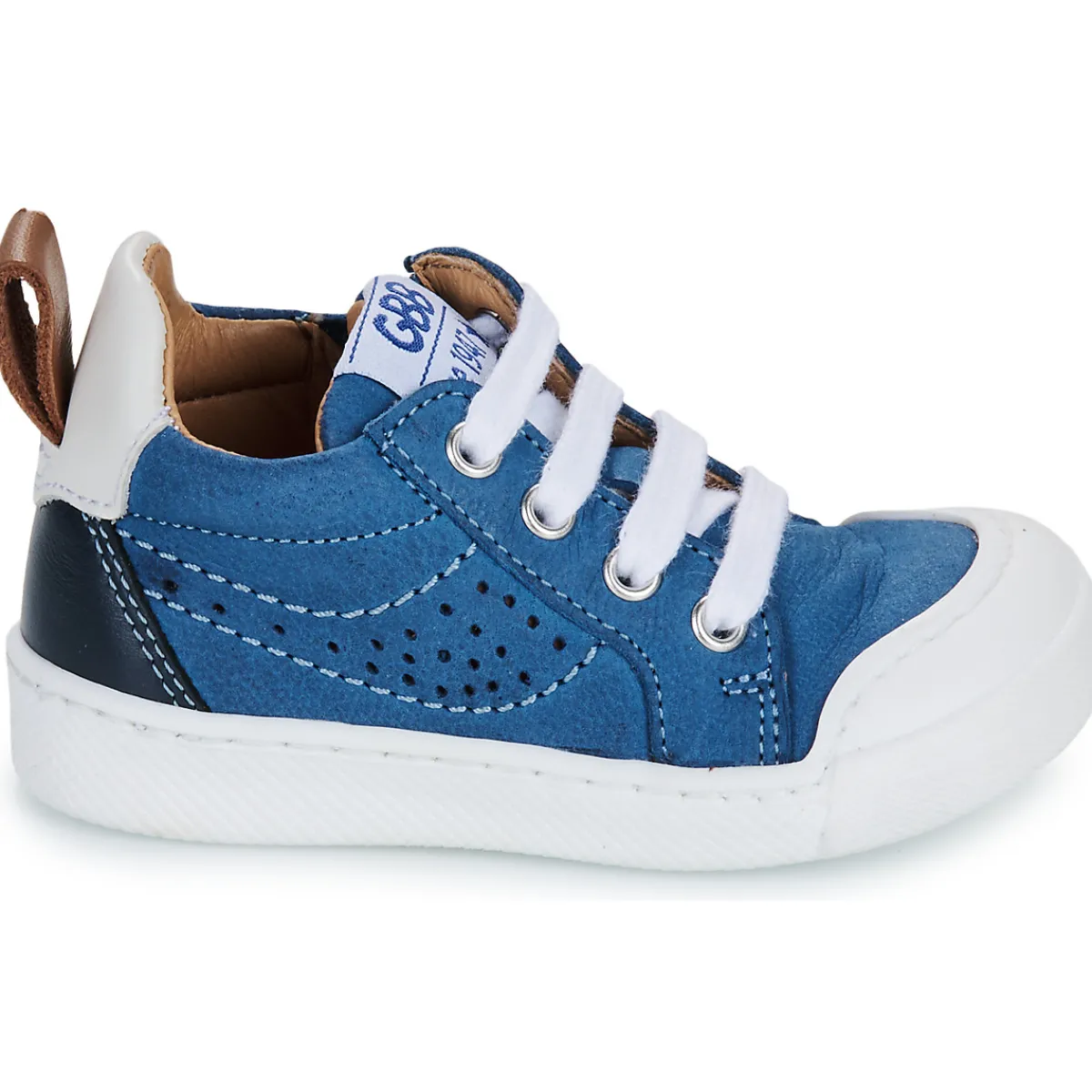 Baskets Mode^GBB - HENRIET TWIST Bleu