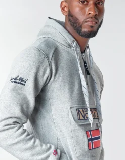Sweats & Polaires^Geographical Norway - GYMCLASS Grismélangé