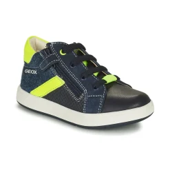 Baskets Mode^Geox - B BIGLIA B. B - NAPPA+DENIM SL Marine
