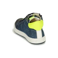 Baskets Mode^Geox - B BIGLIA B. B - NAPPA+DENIM SL Marine