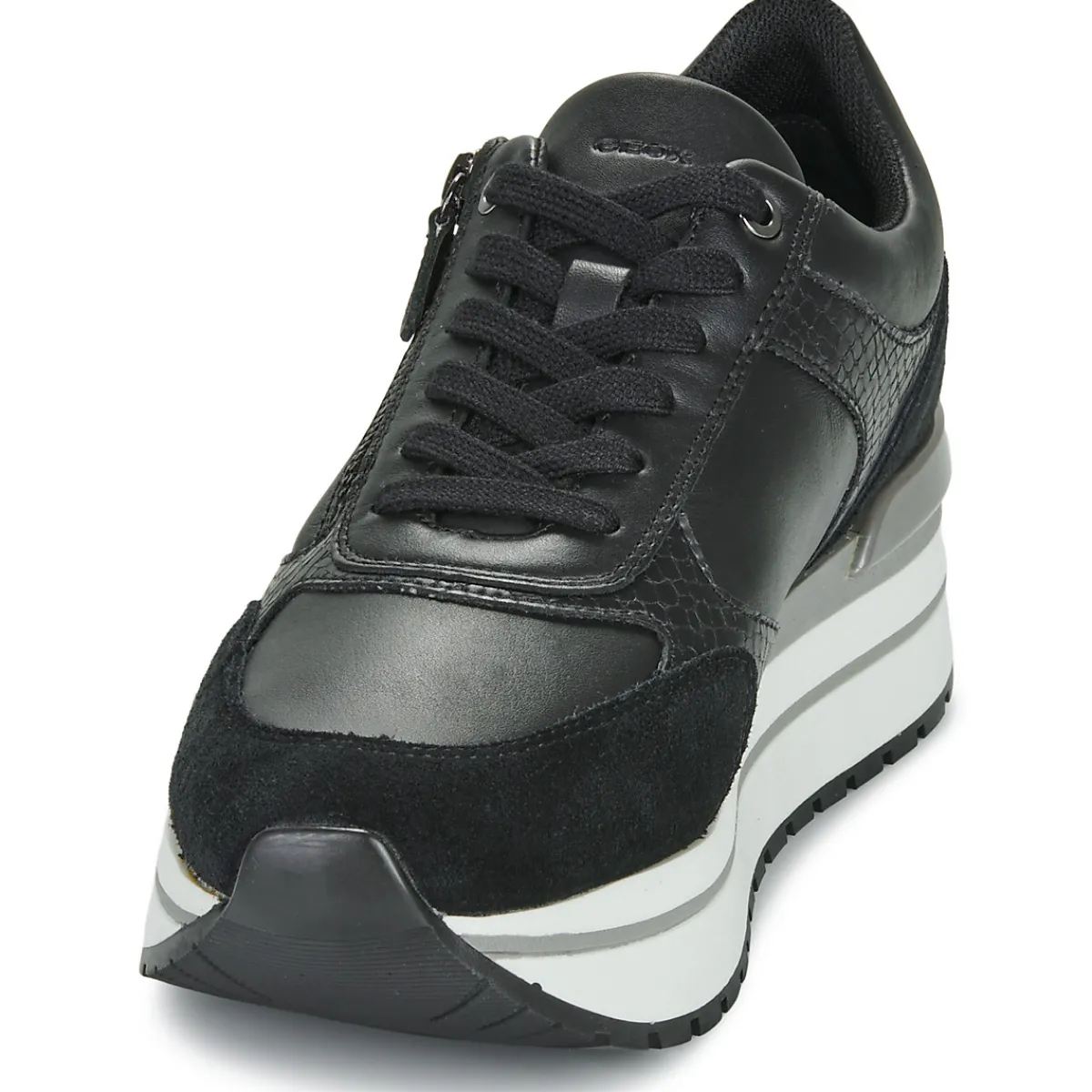 Baskets Mode^Geox - D NEW KENCY Noir