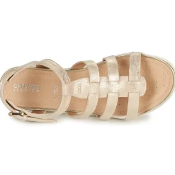 Sandales Et Nu-pieds^Geox - D SANDAL VEGA A Doré