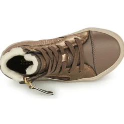 Baskets Mode^Geox - J GISLI GIRL Doré