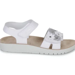 Sandales Et Nu-pieds^Geox - J SANDAL COSTAREI GI Blanc