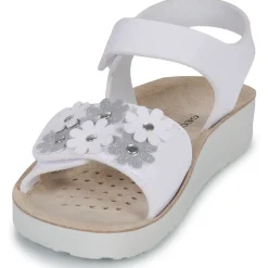 Sandales Et Nu-pieds^Geox - J SANDAL COSTAREI GI Blanc
