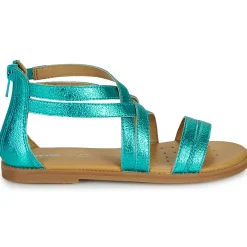 Sandales Et Nu-pieds^Geox - J SANDAL KARLY GIRL Bleu