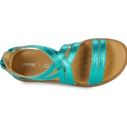 Sandales Et Nu-pieds^Geox - J SANDAL KARLY GIRL Bleu