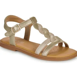 Sandales Et Nu-pieds^Geox - J SANDAL KARLY GIRL Doré