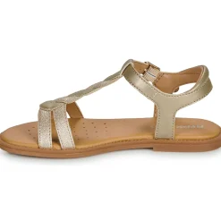 Sandales Et Nu-pieds^Geox - J SANDAL KARLY GIRL Doré