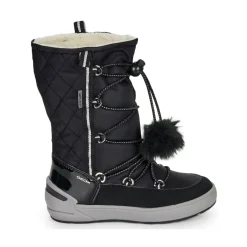 Bottes^Geox - J SLEIGH GIRL B ABX Noir