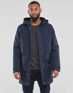 Manteaux^Geox - M CLINTFORD LONG PAR Bleumarine