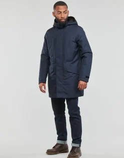 Manteaux^Geox - M CLINTFORD LONG PAR Bleumarine