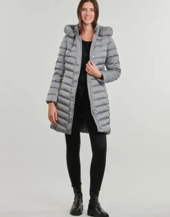 Manteaux^Geox - W BETTANIE LONG JKT Gris