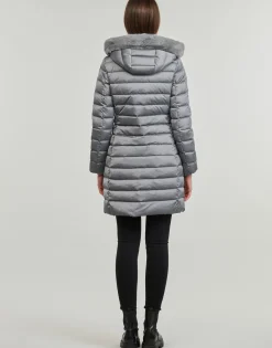 Manteaux^Geox - W BETTANIE LONG JKT Gris