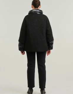 Manteaux^Geox - W CALITHE MID COAT Noir