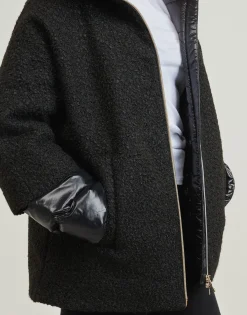 Manteaux^Geox - W CALITHE MID COAT Noir