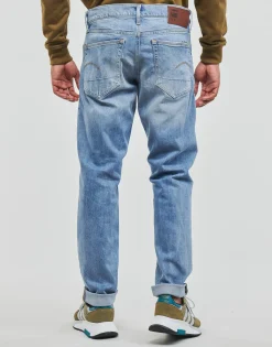 Jeans^G-Star Raw - 3301 REGULAR TAPERED Bleu