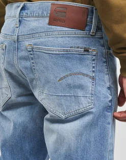 Jeans^G-Star Raw - 3301 REGULAR TAPERED Bleu