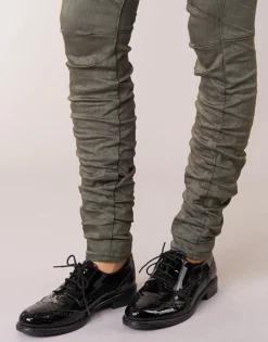 Jeans^G-Star Raw - 5620 STAQ 3D MID SKINNY COJ WMN Kaki