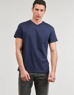 T-shirts & Polos^G-Star Raw - base-s v t ss Bleu