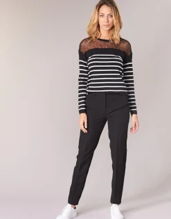Pantalons^G-Star Raw - BRONSON HIGH SKINNY PIPING CHINO Noir