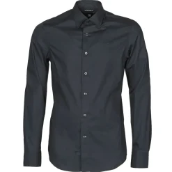 Chemises^G-Star Raw - DRESSED SUPER SLIM SHIRT LS Noir