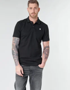 T-shirts & Polos^G-Star Raw - DUNDA SLIM POLO SS Noir