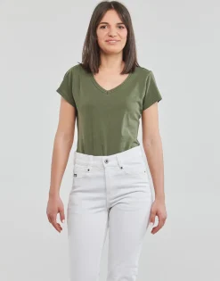 T-shirts & Polos^G-Star Raw - EYBEN SLIM V T WMN SS OD Olive
