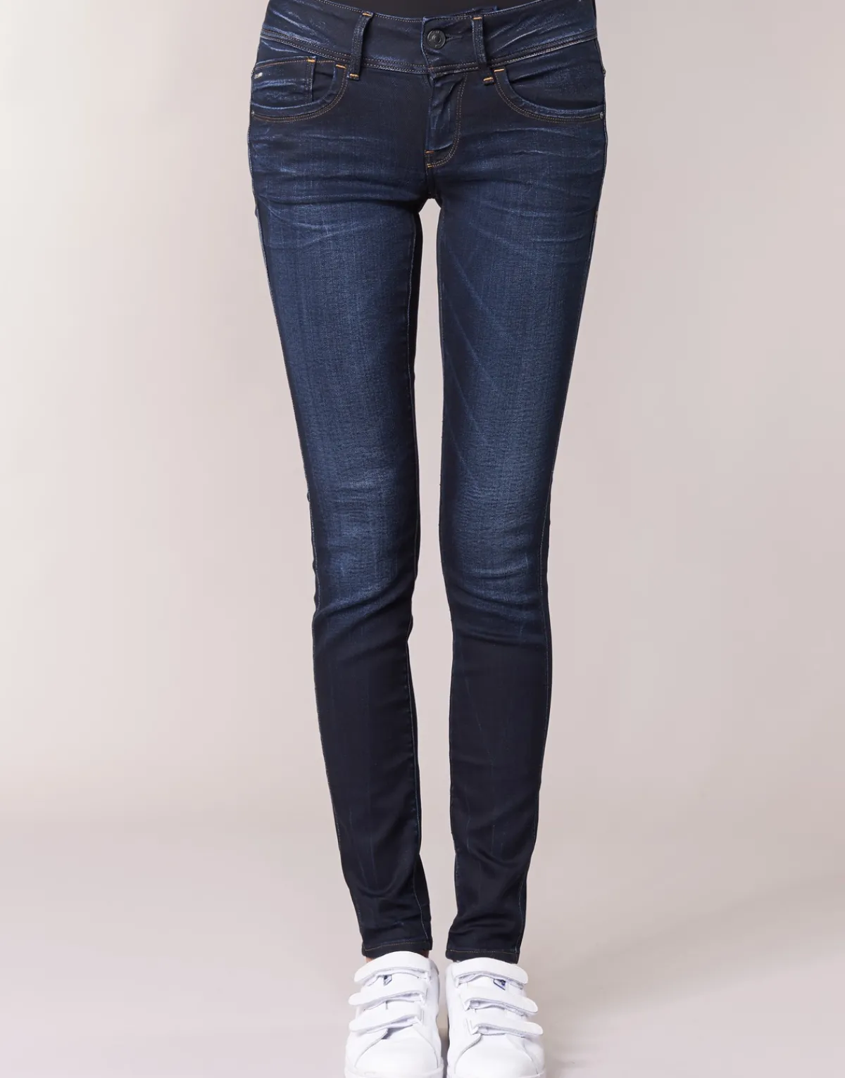 Jeans^G-Star Raw - LYNN MID SKINNY Bleu